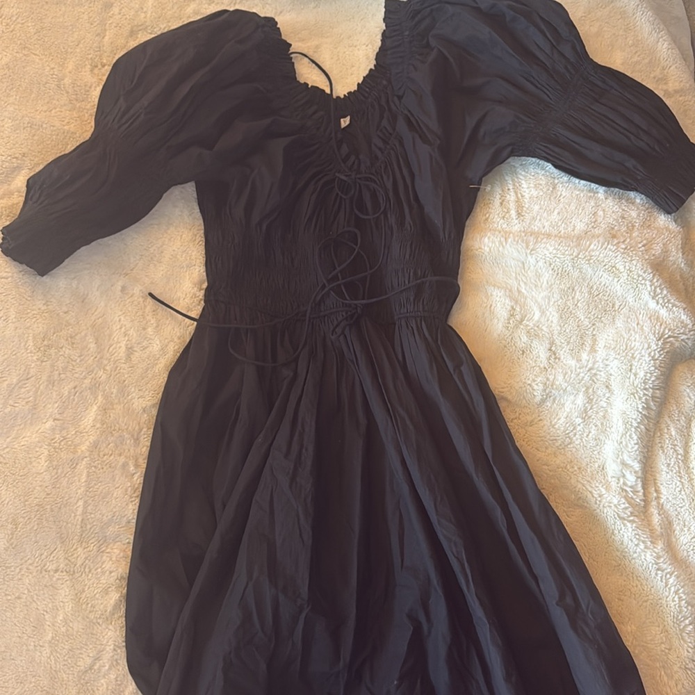 DOEN ischia midi dress 100% organic cotton M - Picture 5 of 8